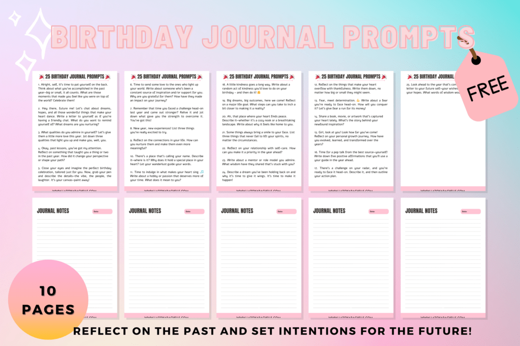 birthday writing prompts