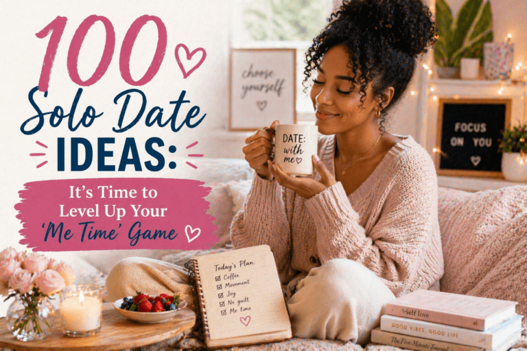 100 Solo Date Ideas: It’s Time to Level Up Your ‘Me Time’ Game