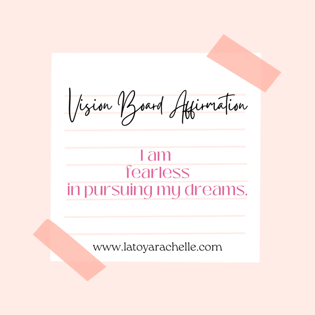 vision board affirmations