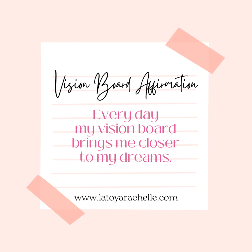 vision board/