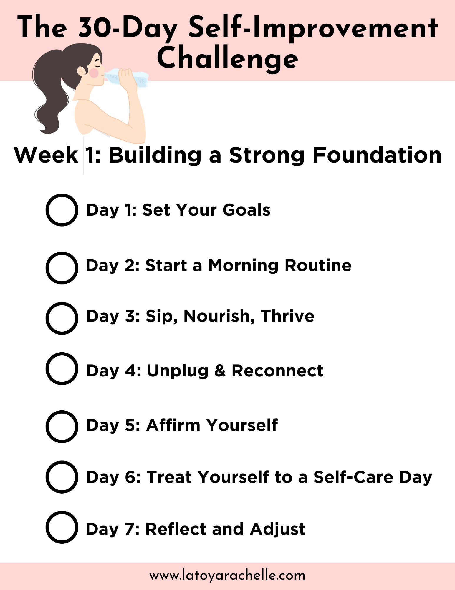 The 30 Day Self Improvement Challenge That Will Change Your Life With Free Printable Guide The 30 Day Self Improvement Challenge That Will Change Your Life With Free Printable Guide