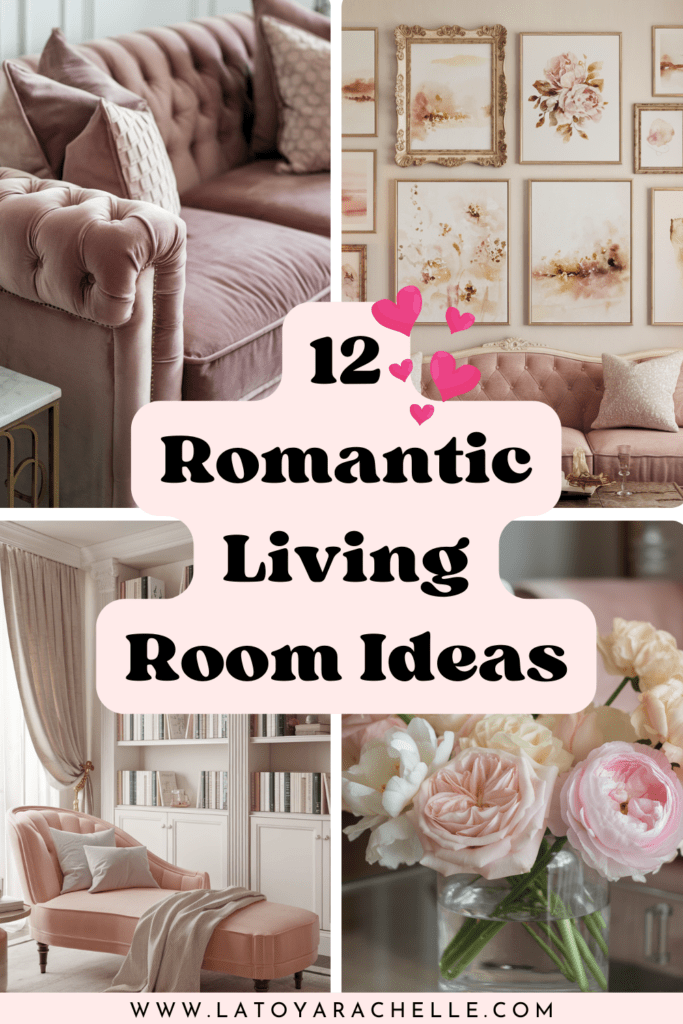 View of 12 Romantic Living Room Ideas for a Cozy & Feminine Home - LaToya Rachelle