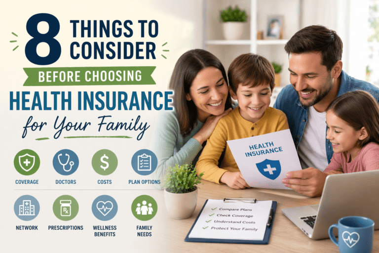 8 Things to Consider Before Choosing Health Insurance for Your Family
