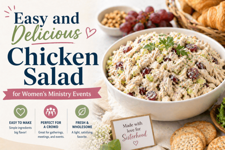 Easy and Delicious Chicken Salad for Women’s Ministry Events
