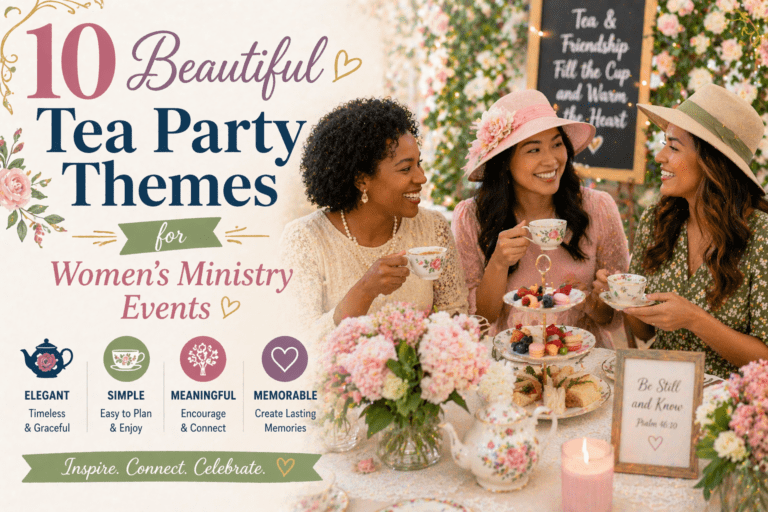 10 Beautiful Tea Party Themes for Women’s Ministry Events