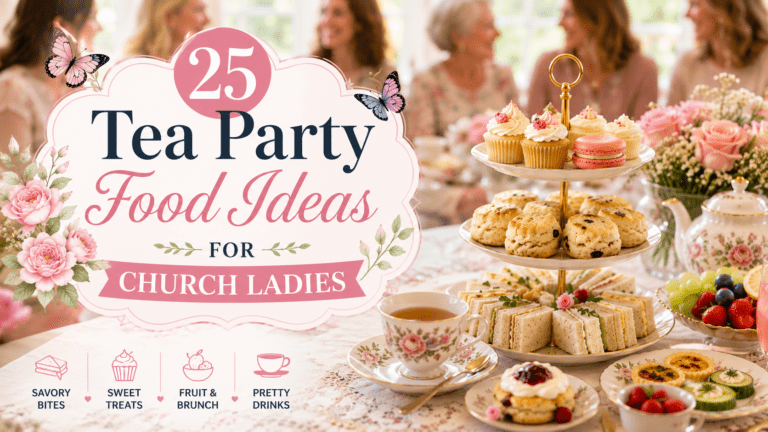 25 Tea Party Food Ideas for Church Ladies