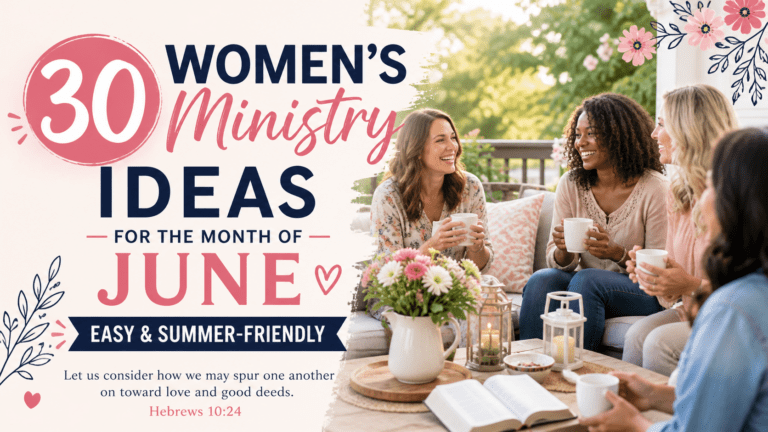 30 Women’s Ministry Ideas for the Month of June (Easy & Summer-Friendly)