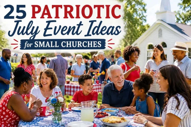 25 Patriotic July Event Ideas for Small Churches