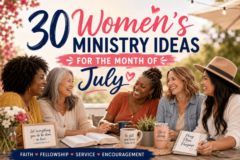 30 Women’s Ministry Ideas for the Month of July