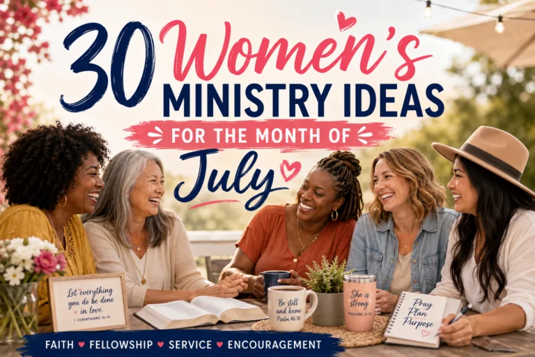 30 Women’s Ministry Ideas for the Month of July