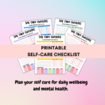 self-care checklist